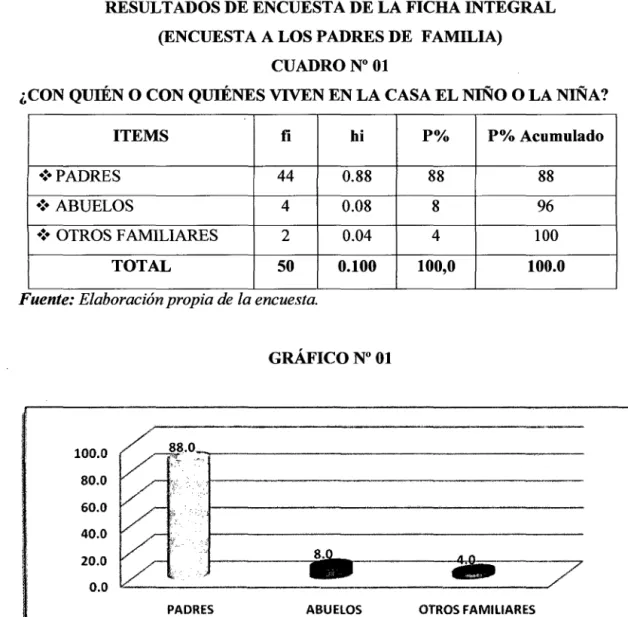 GRÁFICO No  01 