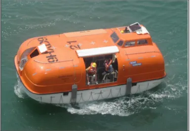 Figura 3. Botes Salvavidas Semicubiertos. 