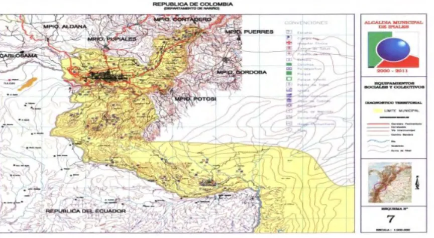 Figura 1. Mapa de Ipiales 