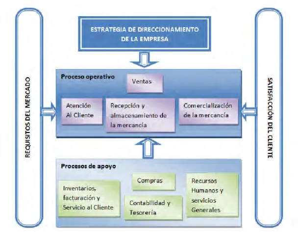 Gráfica 58. Mapa de Procesos TEXCOL & CIA LTDA. 