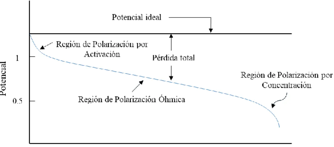 Tabla 2.1 Tipos de celda de combustible. 