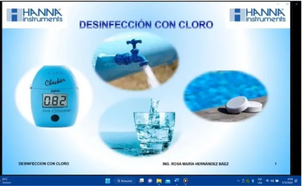 Fig. 6 Colorímetro empleado para determinar el cloro residual “in situ” 