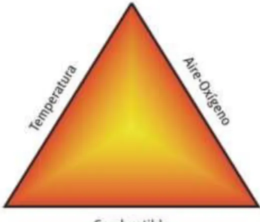 Figura 3: Triangulo de la combustión. 