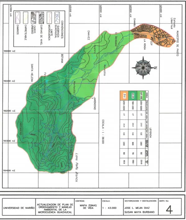 Figura 4. Mapa zonas de vida