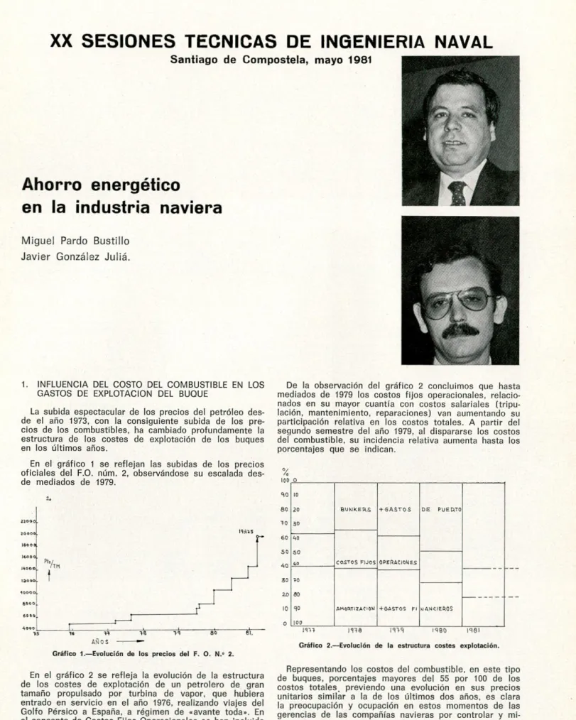 Gráfico 2.—Evolución de la estructura costes explotación. 