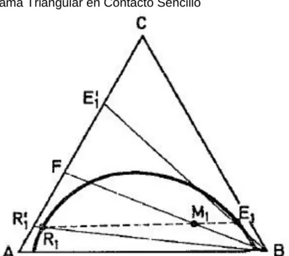 Figura 7. Diagrama Triangular en Contacto Sencillo