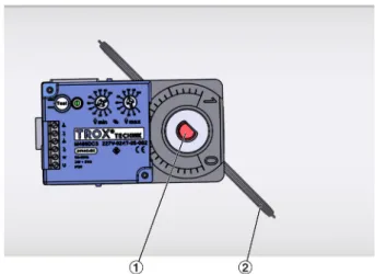Fig. 1: Autocollant d'étalonnage, variante 1