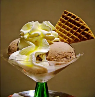 Figura 1.  Helado de chocolate 