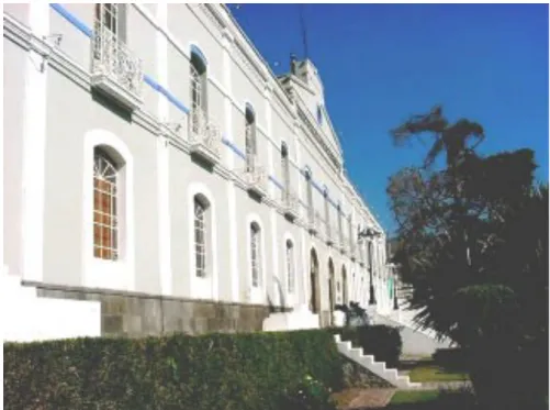 Figura 2: Edificio Central de la actual Universidad Autónoma del estado de Hidalgo 