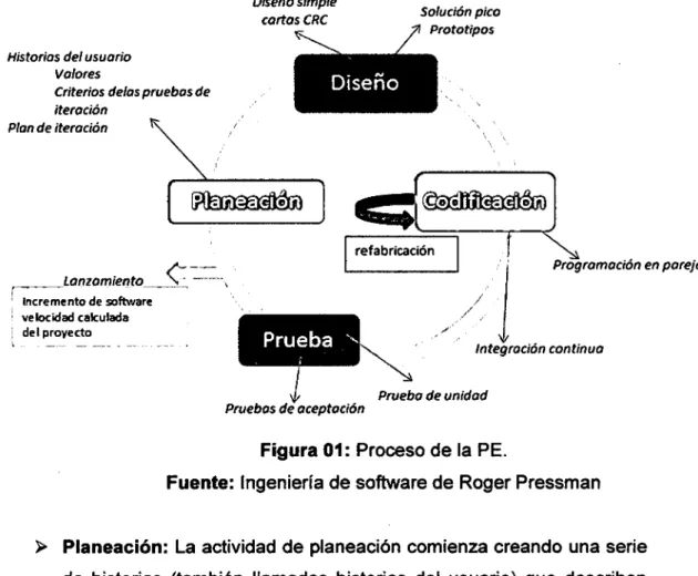 Figura 01:  Proceso de la PE. 