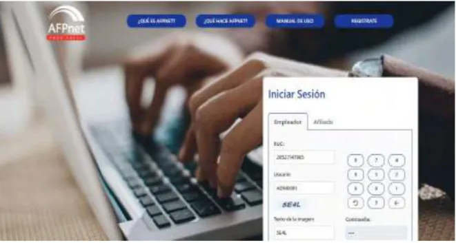 Figura 1 Sistema de  AFPnet