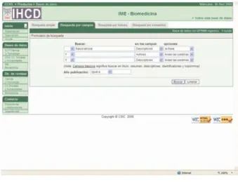 Figura 1. Base de datos CSIC-IME.