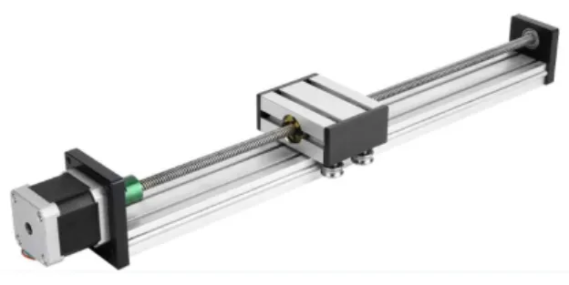 Figura 11.2: Guía con motor a pasos