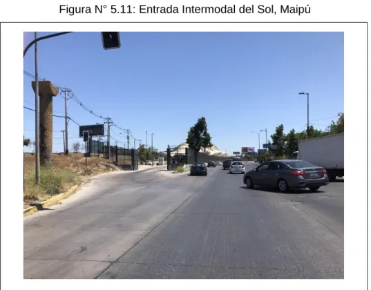 Figura N° 5.12: Salida Intermodal del Sol, Maipú 