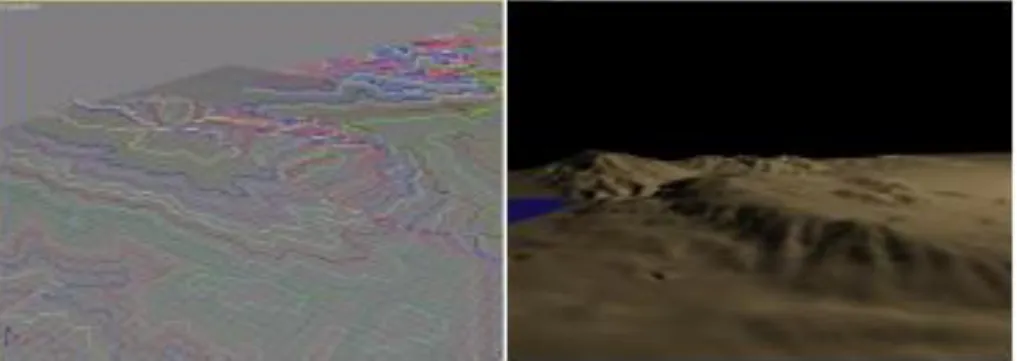 Fig. 1. Modelado de Topografía 