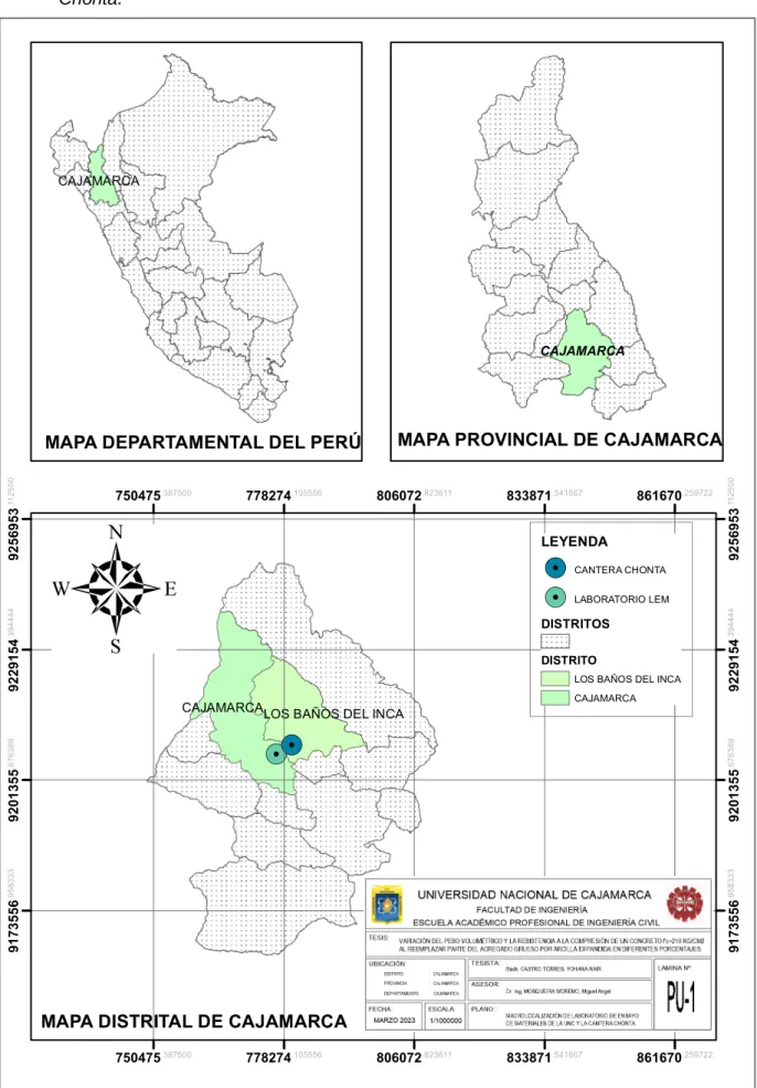 MAPA DEPARTAMENTAL DEL PERÚ MAPA PROVINCIAL DE CAJAMARCA