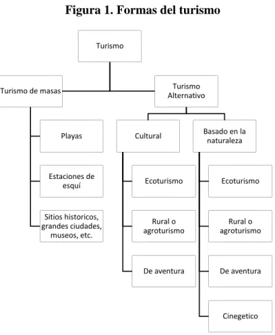 Figura 1. Formas del turismo 