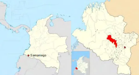 Figura 1. Mapa Samaniego 