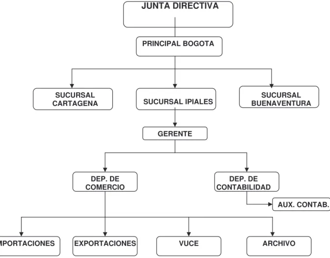 Figura 2. Organigrama 