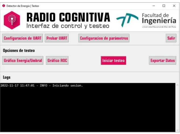 Figura 3.4: Interfaz de testeo.