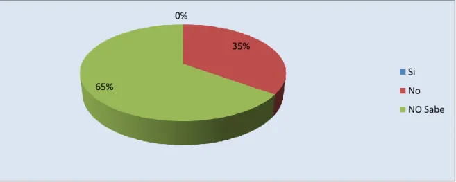 Gráfico 1: Resultado de la pregunta 1 realizada a docentes 