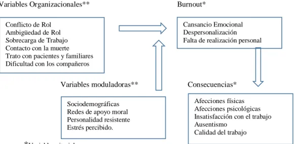 Figura 1. Variables Causales y Modulares  