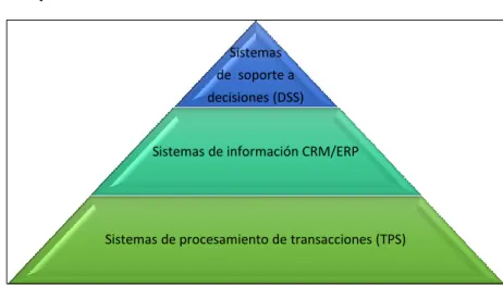 Ilustración 4. Tipos de sistemas de información 