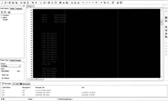 Figura  23.  Ejemplo de  programación usando software para la  comunicación. 