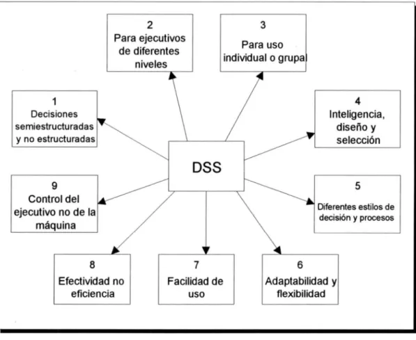 Figura 7.  Características y capacidades de  los  DSS . 