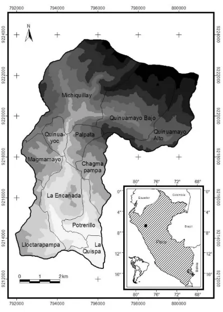 Figure 6.1. Location of La Encañada watershed, northern Peru. 
