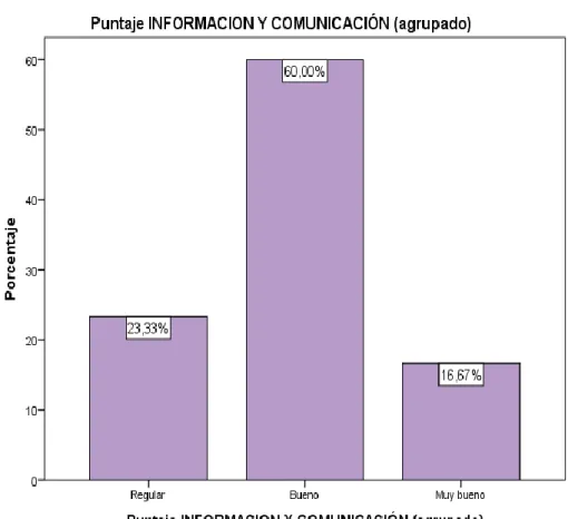 Tabla 4: Nivel de información y comunicación 
