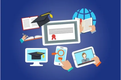 Figura 2: E-learning asíncrono .    Fuente: Pixabay(s.f.). 