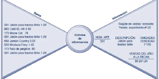 Figura 1. Datos e Información 