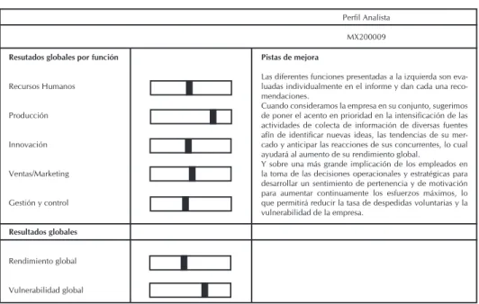 Figura 5 Reporte de diagnóstico PYME
