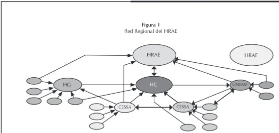 Figura 1 Red Regional del HRAE