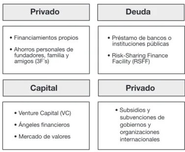 FIGURA 2. FUENTES DE FINANCIAMIENTO