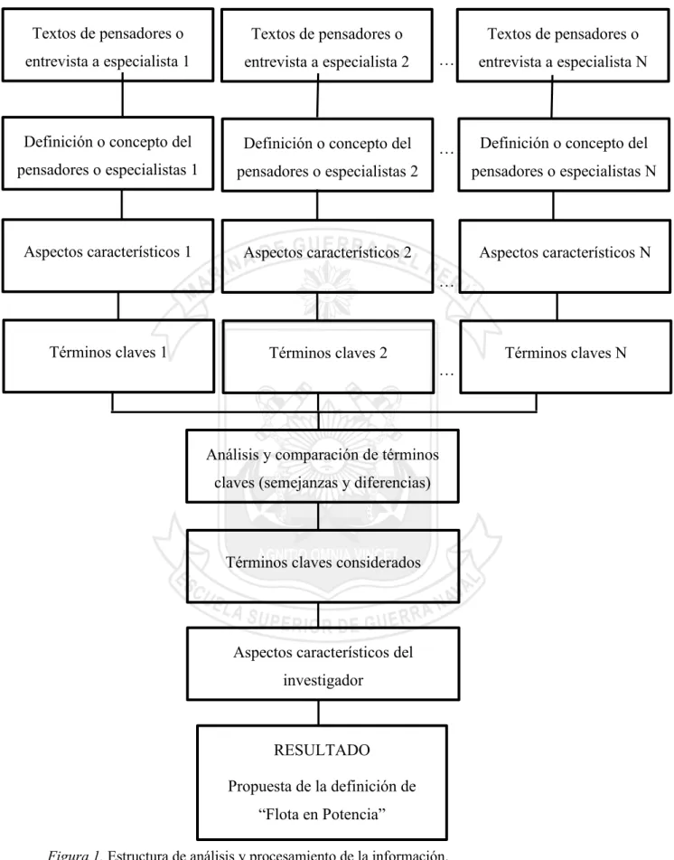Figura 1. Estructura de análisis y procesamiento de la información. 