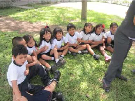 Figura 2. Los niños y las niñas de primer grado.