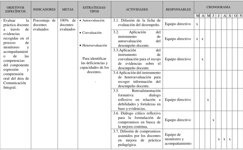 Figura 5. Matriz del Plan de Acción 