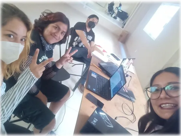 Foto 1. Reunión hibrida en la Delegación de Atlatongo, 2021