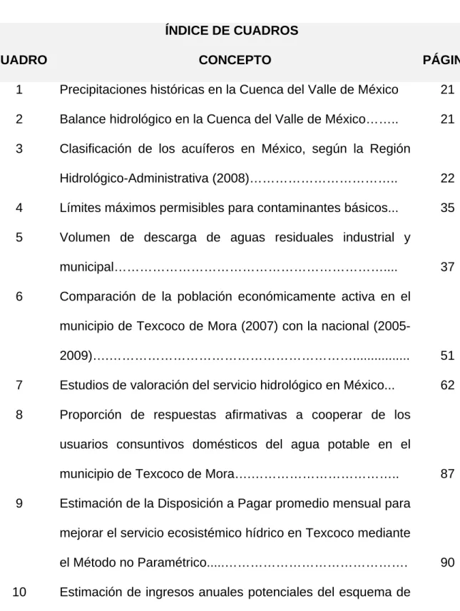 CUADRO  CONCEPTO  PÁGINA 