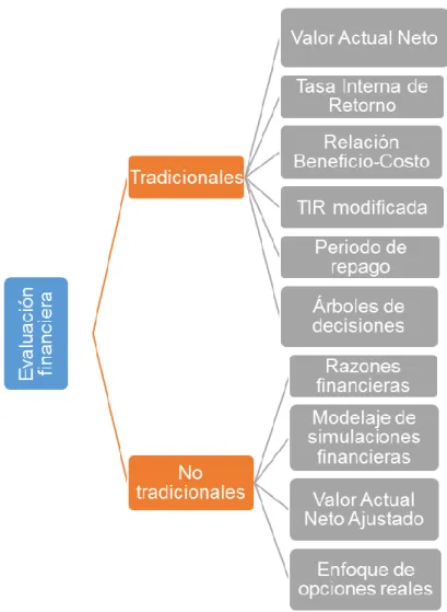 Figura 10. Técnicas de evaluación de proyectos 