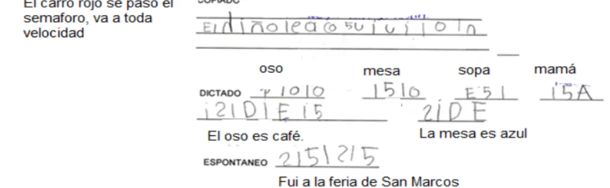 Figura 12. Escritura 