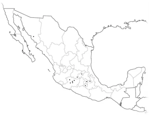 Figura 2. Localización de sitios de investigaciones con agricultura de  conservación. 