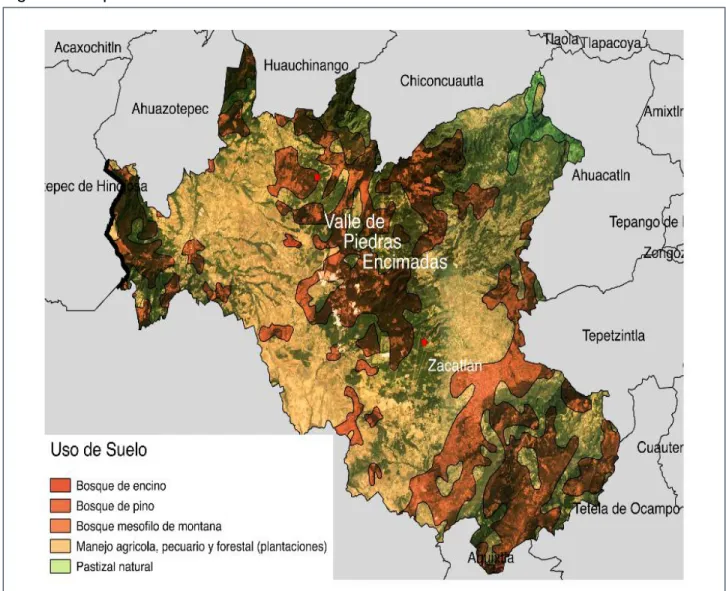 Figura 5. Mapa de uso de suelo.  