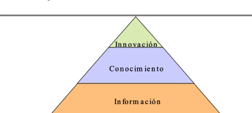 Figura 1-2   La pirámide de la  innovación 