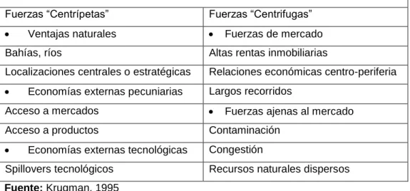 Cuadro 2.1. Pautas de Localización. 
