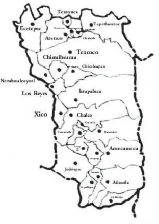 Mapa 1. Zona Oriente del Estado de México 