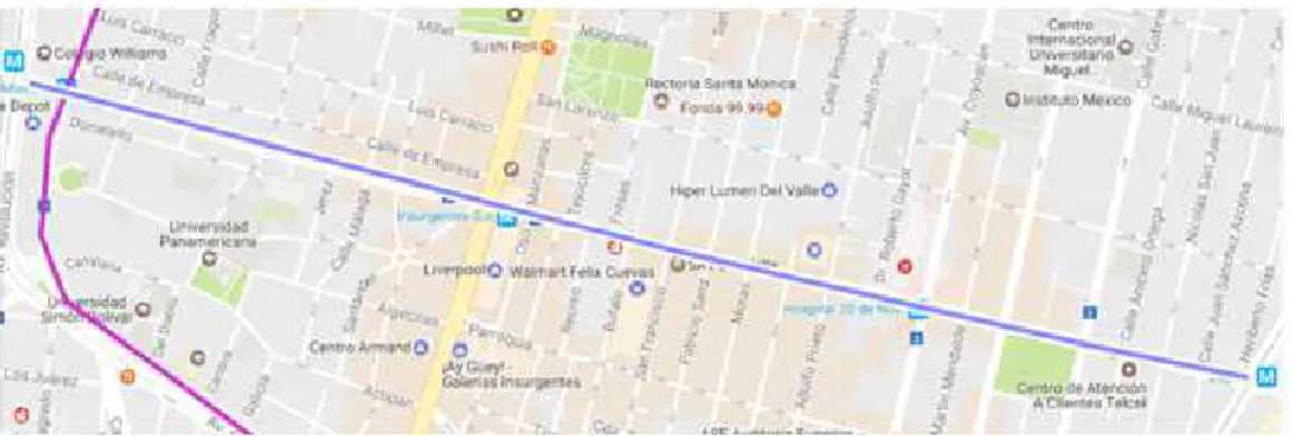 Figura 3.5: Mapa 5 bici-bus.