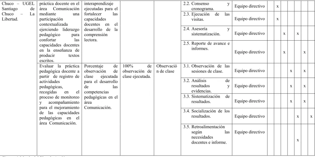Figura 4. Matriz del Plan de Acción 